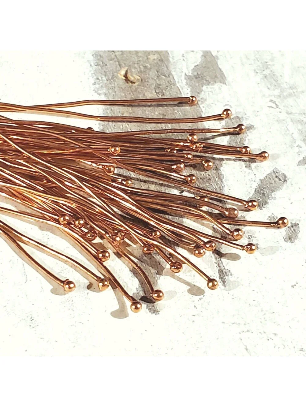 Solid Raw India Copper Handmade 1.5